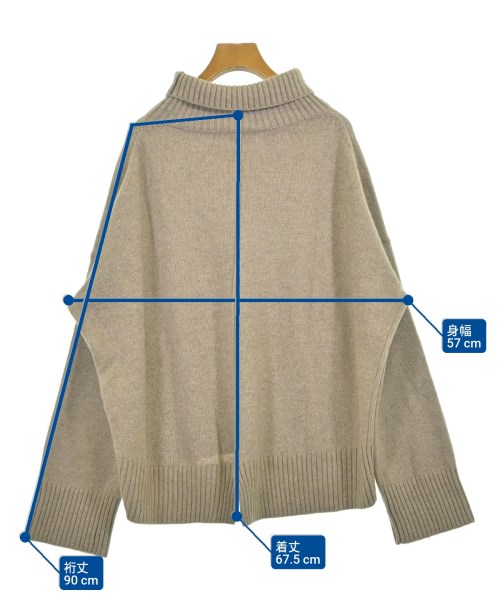 Whim Gazette（ウィムガゼット）ニット・セーター ベージュ サイズ:F レディース/2200661342039