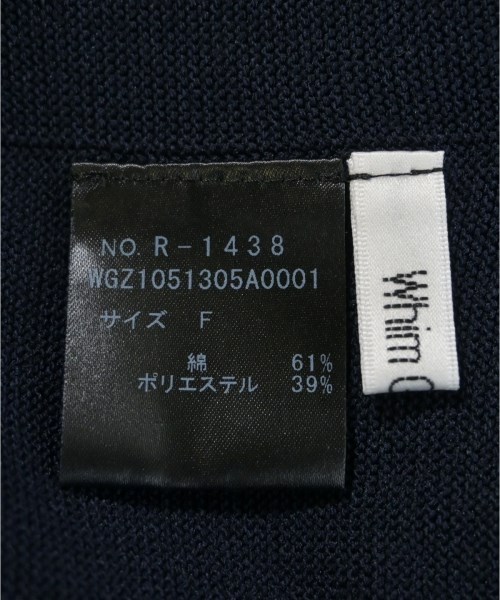 Whim Gazette（ウィムガゼット）ニット・セーター 紺 サイズ:5(XXL位) レディース/2200706650129
