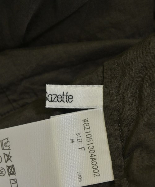 Whim Gazette（ウィムガゼット）ブラウス 茶 サイズ:F レディース/2200710583024