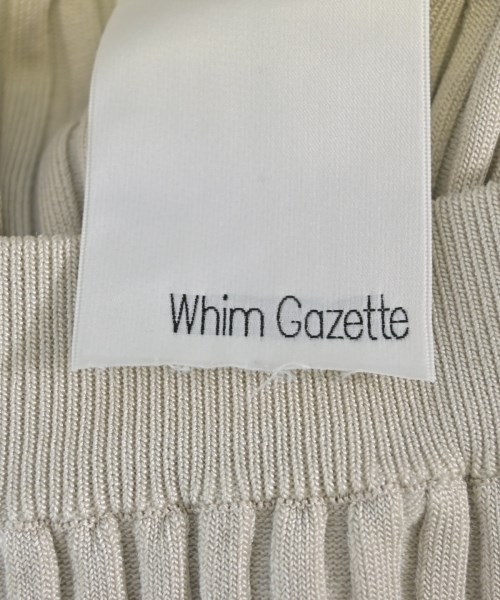 Whim Gazette（ウィムガゼット）ロング・マキシ丈スカート ベージュ サイズ:F レディース/2200711451308