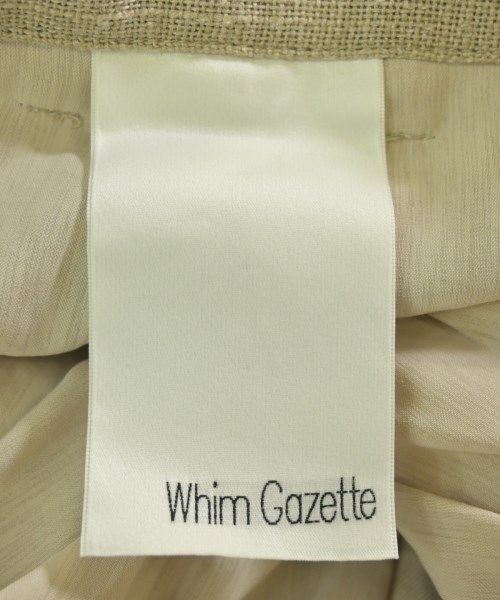 Whim Gazette（ウィムガゼット）スラックス ベージュ サイズ:36(S位) レディース/2200708314029