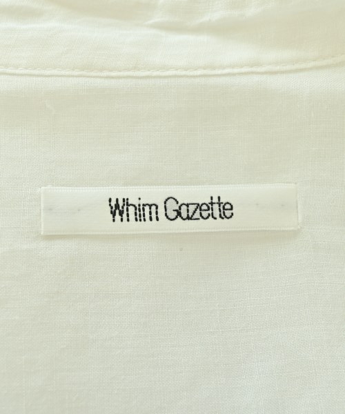 Whim Gazette（ウィムガゼット）ブラウス 白 サイズ:F レディース/2200713662030