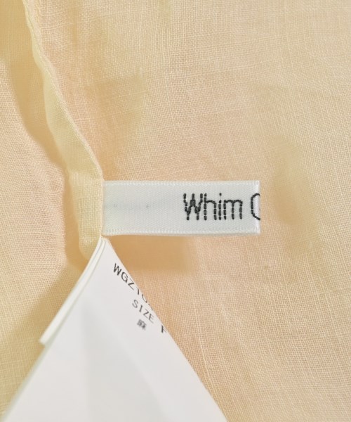 Whim Gazette（ウィムガゼット）カジュアルシャツ 黄 サイズ:F レディース/2200713883152