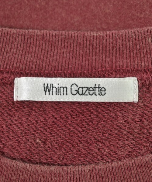 Whim Gazette（ウィムガゼット）スウェット 赤 サイズ:F レディース/2200710321053