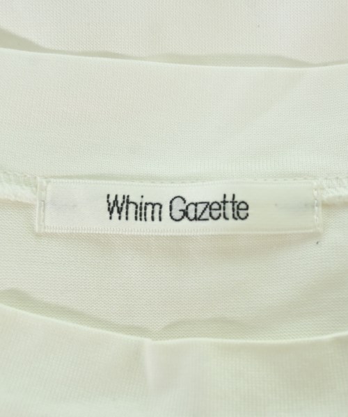 Whim Gazette（ウィムガゼット）Tシャツ・カットソー 白 サイズ:F レディース/2200710321091