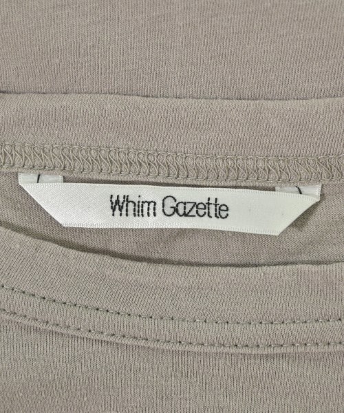 Whim Gazette（ウィムガゼット）Tシャツ・カットソー グレー サイズ:F レディース/2200710321107