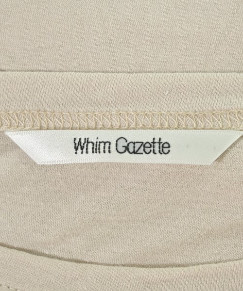 Whim Gazette（ウィムガゼット）Tシャツ・カットソー ベージュ サイズ:F レディース/2200710321114