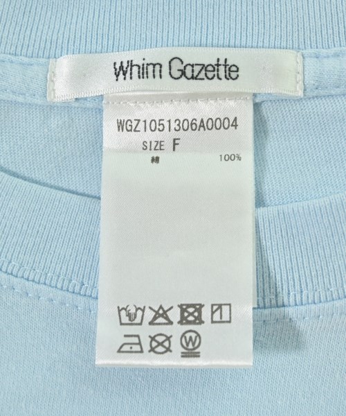 Whim Gazette（ウィムガゼット）Tシャツ・カットソー 青 サイズ:F レディース/2200710321121