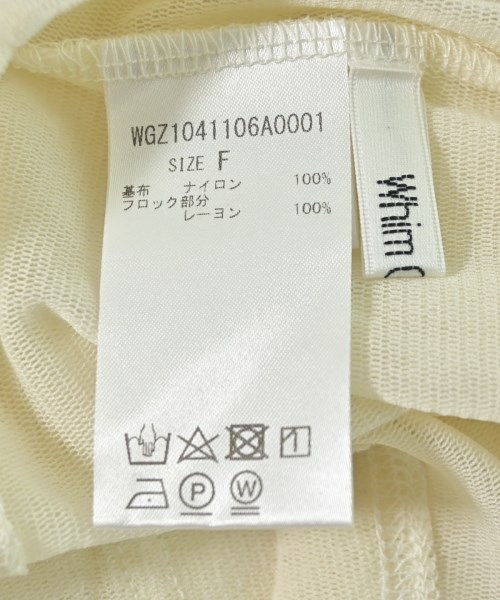 Whim Gazette（ウィムガゼット）Tシャツ・カットソー 黄 サイズ:F レディース/2200710321145