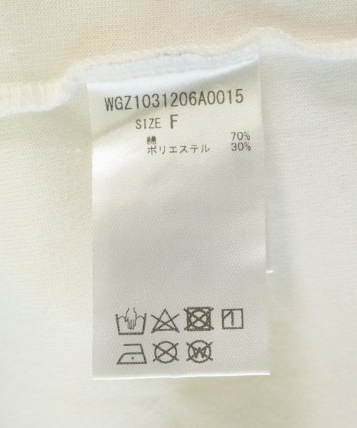 Whim Gazette（ウィムガゼット）Tシャツ・カットソー 白 サイズ:F レディース/2200710321176