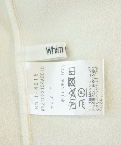 Whim Gazette（ウィムガゼット）Tシャツ・カットソー 白 サイズ:F レディース/2200710321190