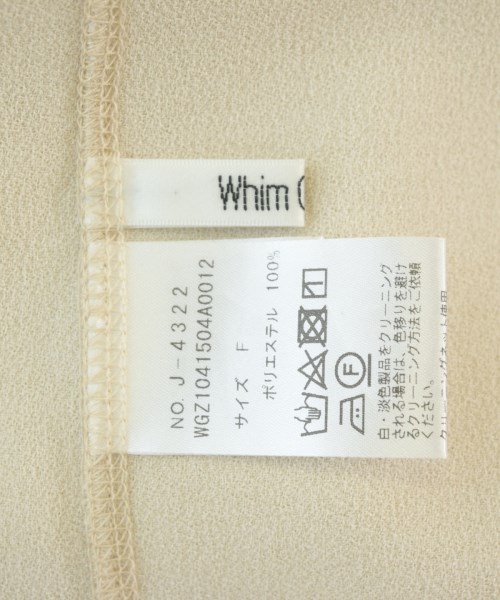 Whim Gazette（ウィムガゼット）Tシャツ・カットソー ベージュ サイズ:F レディース/2200710321213