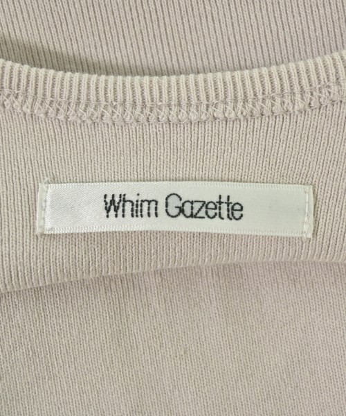 Whim Gazette（ウィムガゼット）タンクトップ ベージュ サイズ:F レディース/2200710321251