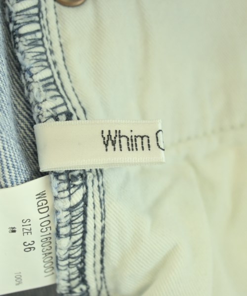 Whim Gazette（ウィムガゼット）デニムパンツ 青 サイズ:36(S位) レディース/2200710321602