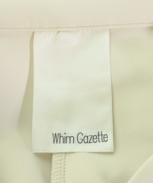 Whim Gazette（ウィムガゼット）スラックス 白 サイズ:36(S位) レディース/2200710321633
