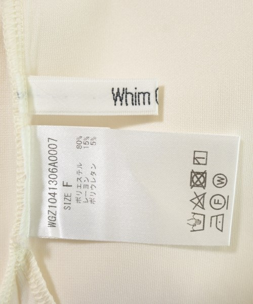 Whim Gazette（ウィムガゼット）ブラウス 白 サイズ:F レディース/2200708407011