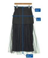 Whim Gazette（ウィムガゼット）ロング・マキシ丈スカート 黒 サイズ:38(M位) レディース/2200712114097