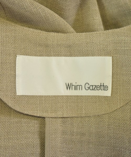 Whim Gazette（ウィムガゼット）カジュアルジャケット ベージュ サイズ:F レディース/2200715391020