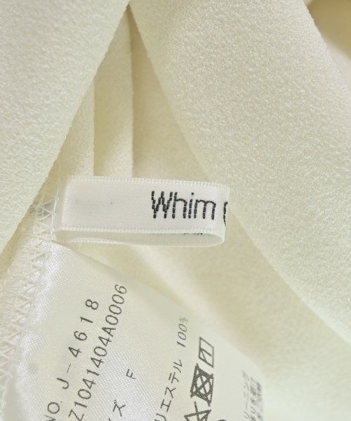 Whim Gazette（ウィムガゼット）ブラウス 白 サイズ:F レディース/2200709245131