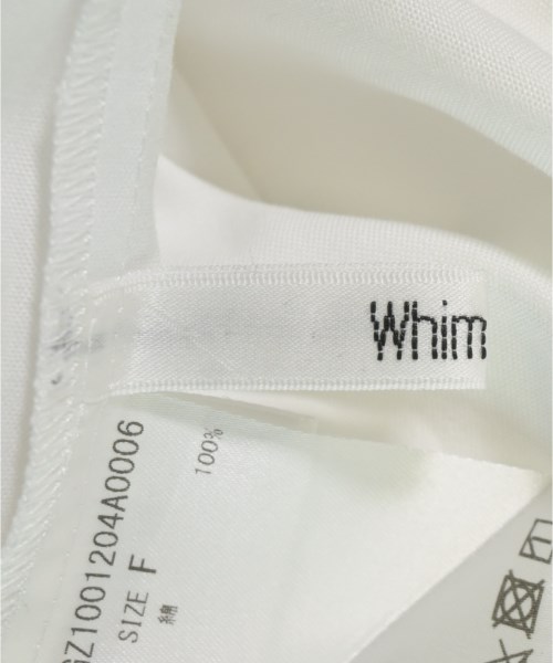 Whim Gazette（ウィムガゼット）カジュアルシャツ 白 サイズ:F レディース/2200712630061