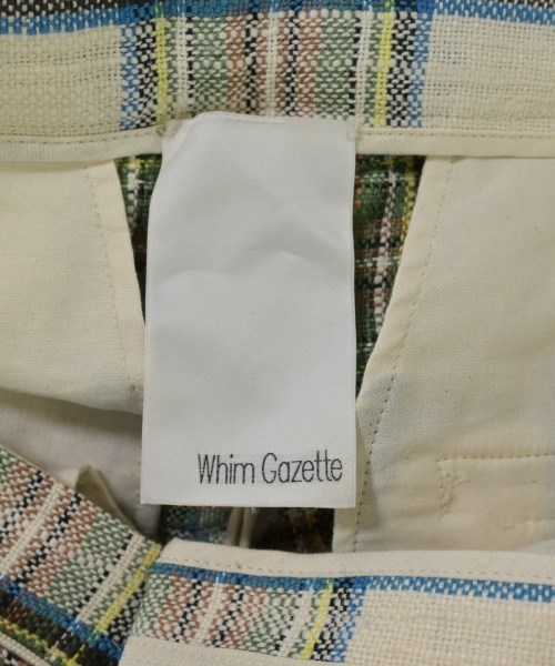 Whim Gazette（ウィムガゼット）スラックス 白 サイズ:F レディース/2200713512168
