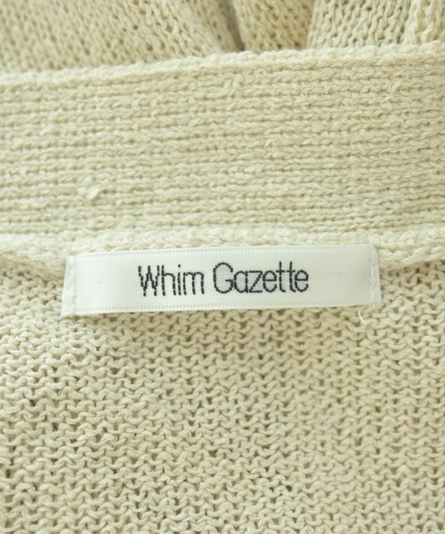 Whim Gazette（ウィムガゼット）カーディガン ベージュ サイズ:F レディース/2200716140078