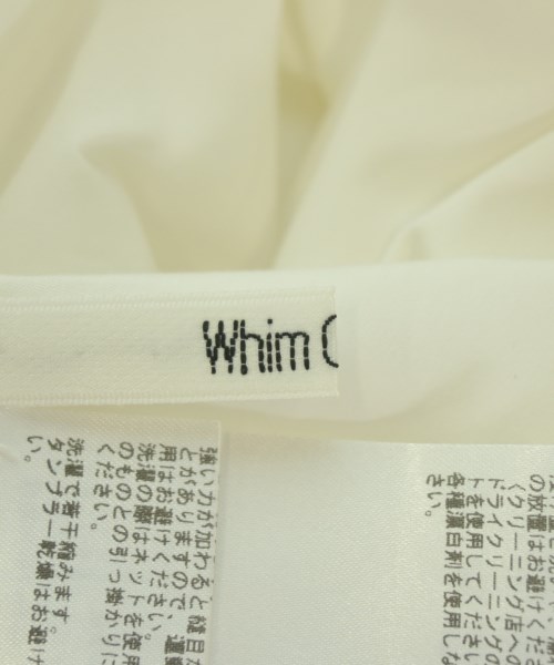 Whim Gazette（ウィムガゼット）カジュアルシャツ 白 サイズ:F レディース/2200716140108