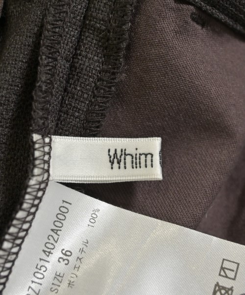 Whim Gazette（ウィムガゼット）スラックス 茶 サイズ:36(S位) レディース/2200711120051