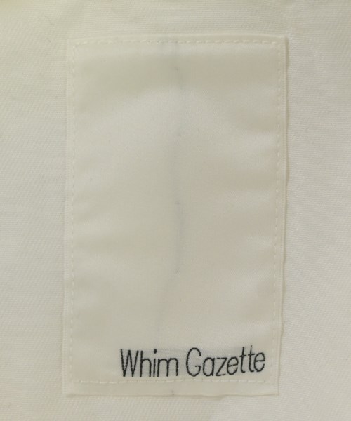 Whim Gazette（ウィムガゼット）カジュアルシャツ 白 サイズ:F レディース/2200714124025