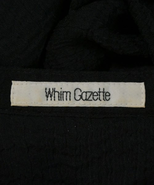 Whim Gazette（ウィムガゼット）ブラウス 黒 サイズ:F レディース/2200715440018