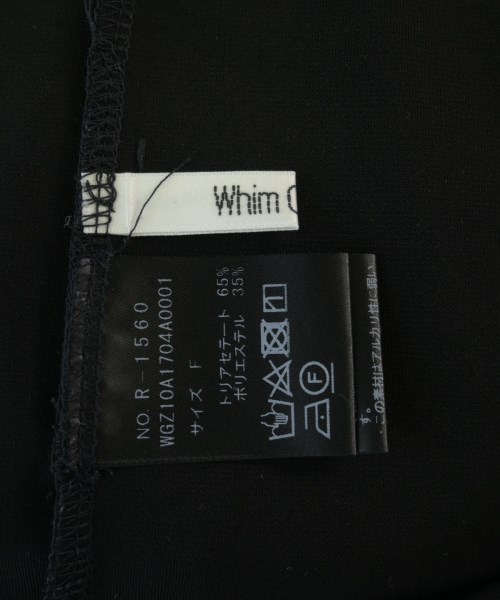 Whim Gazette（ウィムガゼット）Tシャツ・カットソー 黒 サイズ:1(S位) レディース/2200715488072