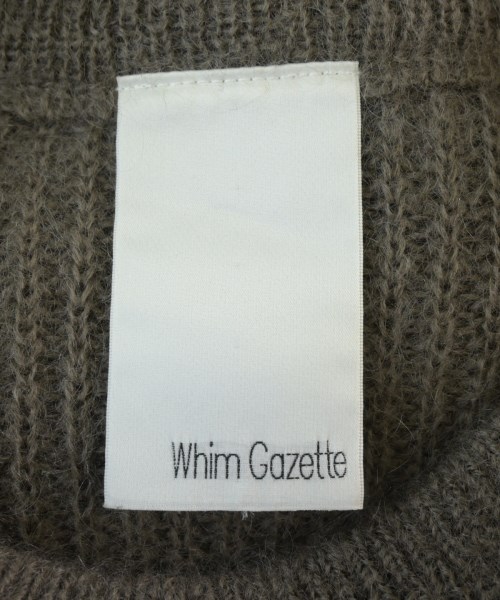 Whim Gazette（ウィムガゼット）ニット・セーター 茶 サイズ:F レディース/2200715198070