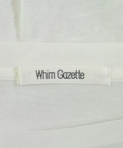 Whim Gazette（ウィムガゼット）Tシャツ・カットソー 白 サイズ:F レディース/2200628996107