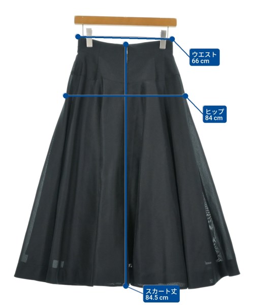 Whim Gazette（ウィムガゼット）ロング・マキシ丈スカート 黒 サイズ:36(S位) レディース/2200635647122