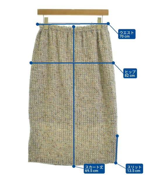 Whim Gazette（ウィムガゼット）ロング・マキシ丈スカート ベージュ サイズ:F レディース/2200645708035