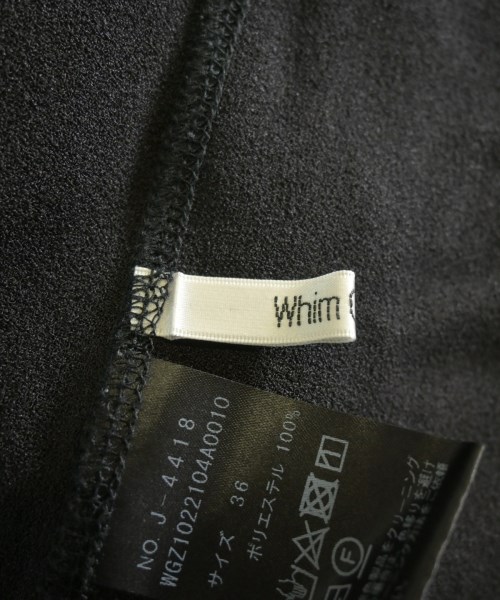 Whim Gazette（ウィムガゼット）カジュアルシャツ 黒 サイズ:36(S位) レディース/2200636754102