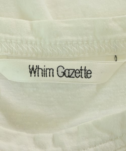 Whim Gazette（ウィムガゼット）Tシャツ・カットソー 白 サイズ:F レディース/2200644872133