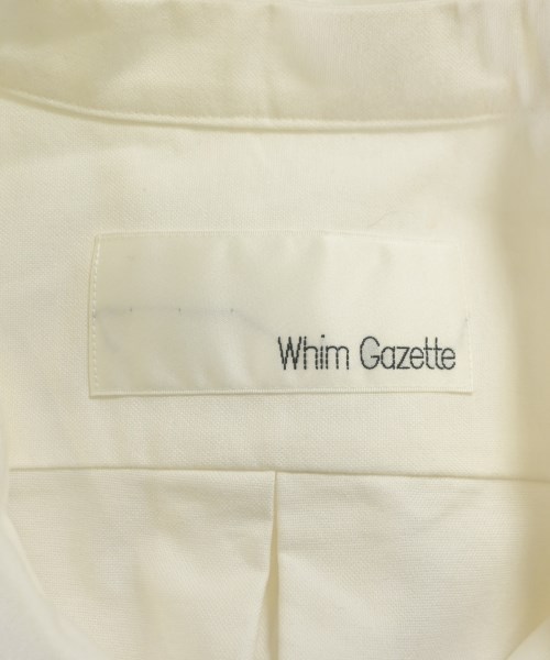 Whim Gazette（ウィムガゼット）カジュアルシャツ 白 サイズ:F レディース/2200645869026