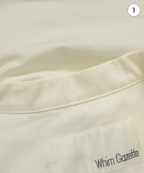 Whim Gazette（ウィムガゼット）カジュアルシャツ 白 サイズ:F レディース/2200645869026