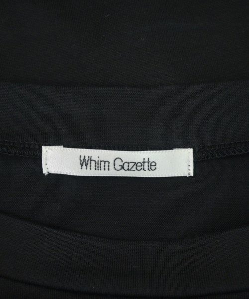 Whim Gazette（ウィムガゼット）Tシャツ・カットソー 黒 サイズ:F レディース/2200640064051