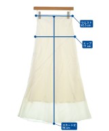 Whim Gazette（ウィムガゼット）ロング・マキシ丈スカート 白 サイズ:38(M位) レディース/2200640607036