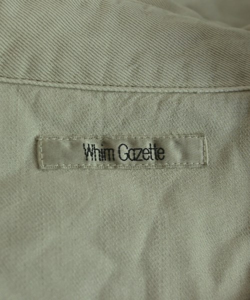 Whim Gazette（ウィムガゼット）カジュアルシャツ グレー サイズ:F レディース/2200640607050