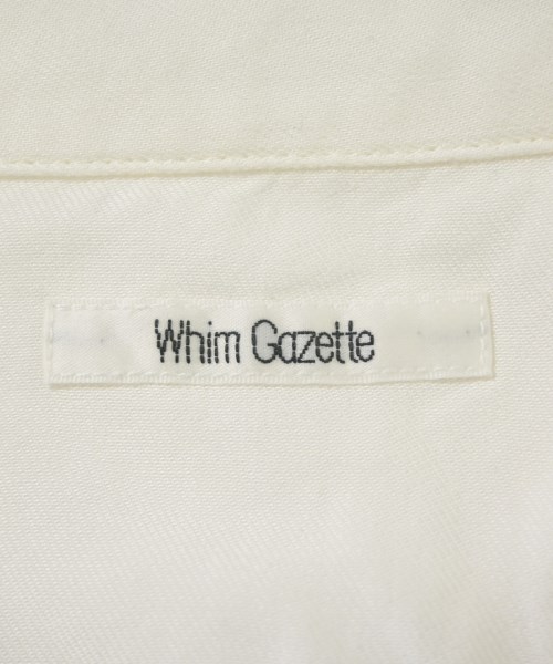 Whim Gazette（ウィムガゼット）カジュアルシャツ 白 サイズ:F レディース/2200640607067