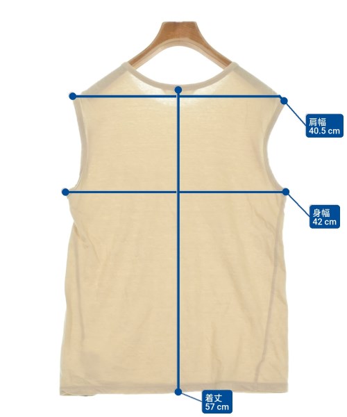 Whim Gazette（ウィムガゼット）ノースリーブ ベージュ サイズ:F レディース/2200645686029