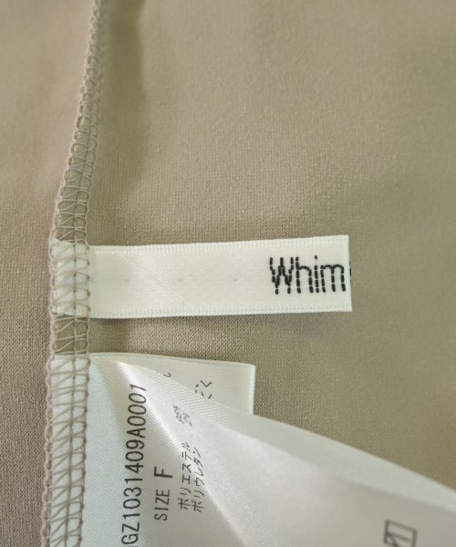 Whim Gazette（ウィムガゼット）ワンピース ベージュ サイズ:F レディース/2200646542041