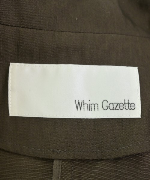 Whim Gazette（ウィムガゼット）カジュアルジャケット 茶 サイズ:F レディース/2200650063020