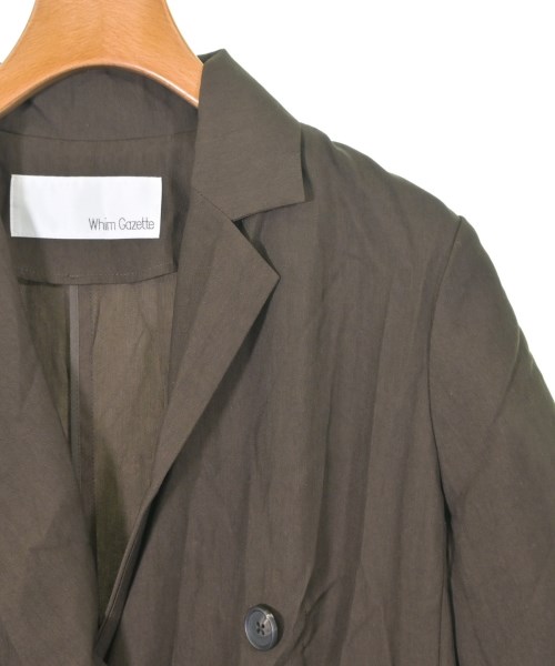 Whim Gazette（ウィムガゼット）カジュアルジャケット 茶 サイズ:F レディース/2200650063020
