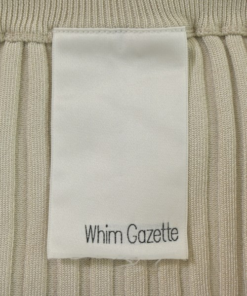 Whim Gazette（ウィムガゼット）ロング・マキシ丈スカート ベージュ サイズ:F レディース/2200640410049