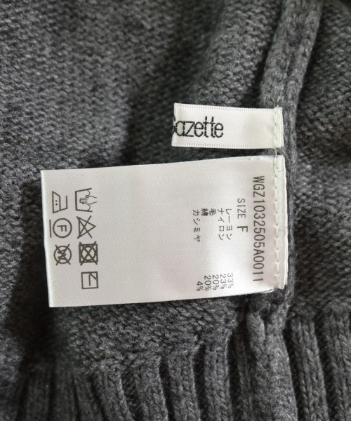 Whim Gazette（ウィムガゼット）ニット・セーター グレー サイズ:F レディース/2200642996114