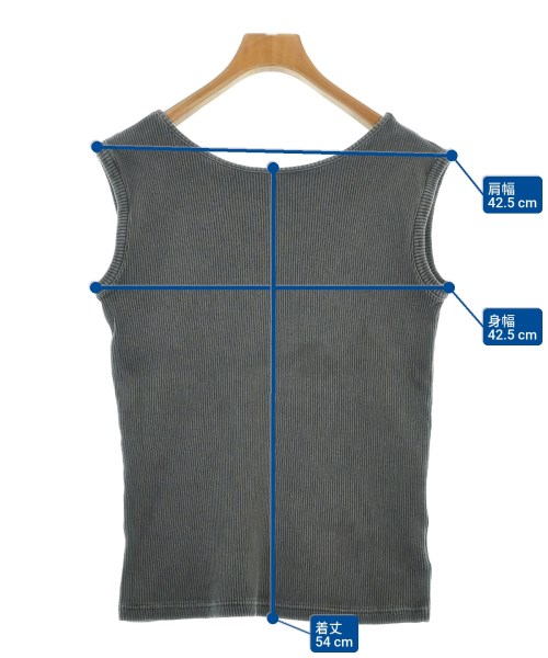 Whim Gazette（ウィムガゼット）タンクトップ グレー サイズ:F レディース/2200651933032